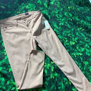 NWT AG Slim Sateen/Scrumptious Fabric Rose SZ: 32